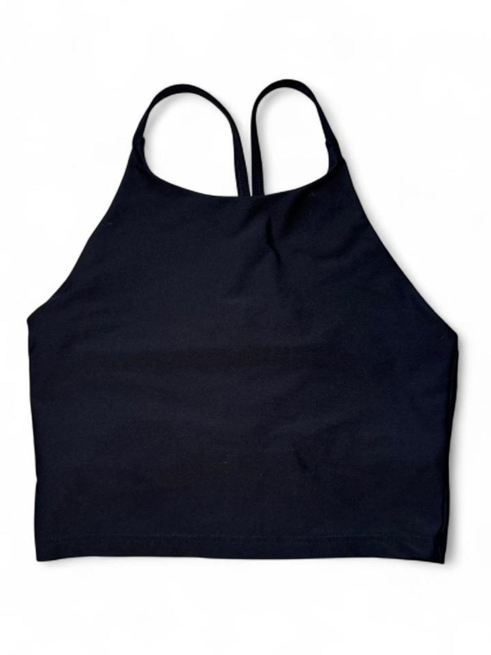 Old Navy Black Halter Crop Cami